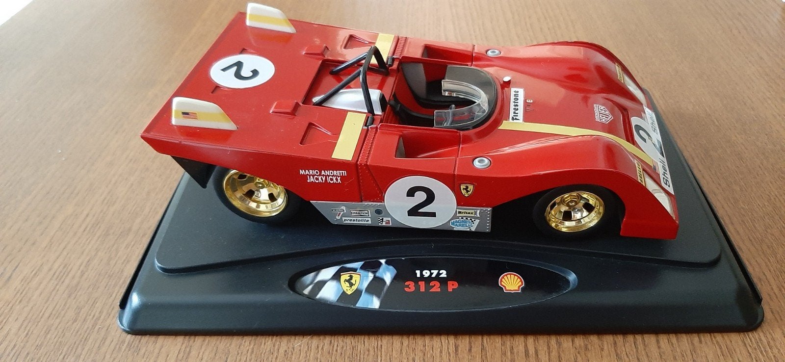 Ferrari Mario Andretti en Jacky Ickx., Ophalen of Verzenden, Overige merken