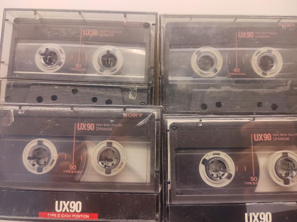 Sony UX 90 cassettes 10 stuks UX90, Cd's en Dvd's, Cassettebandjes, Verzenden, Gebruikt, Overige genres, 2 t/m 25 bandjes