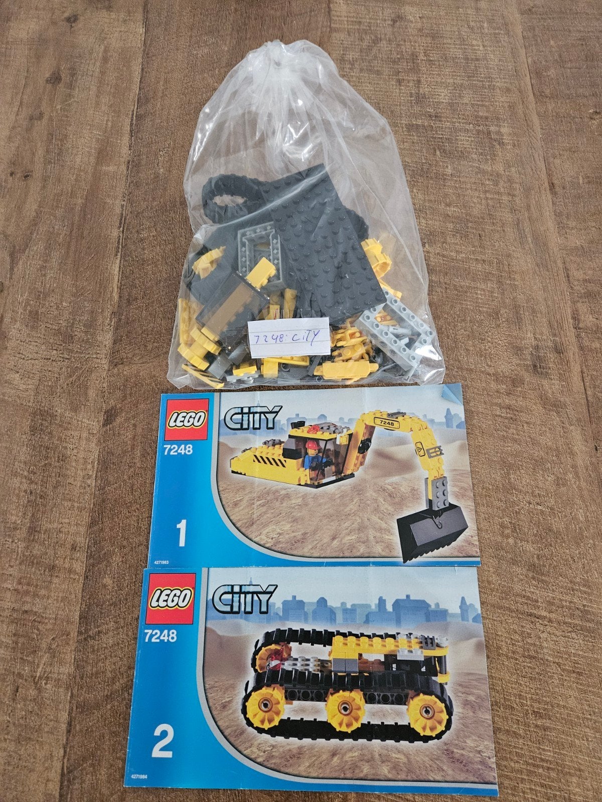 Lego City 7248 Graafmachine met instructies, Lego, Ophalen of Verzenden, Complete set, Inclusief instructies