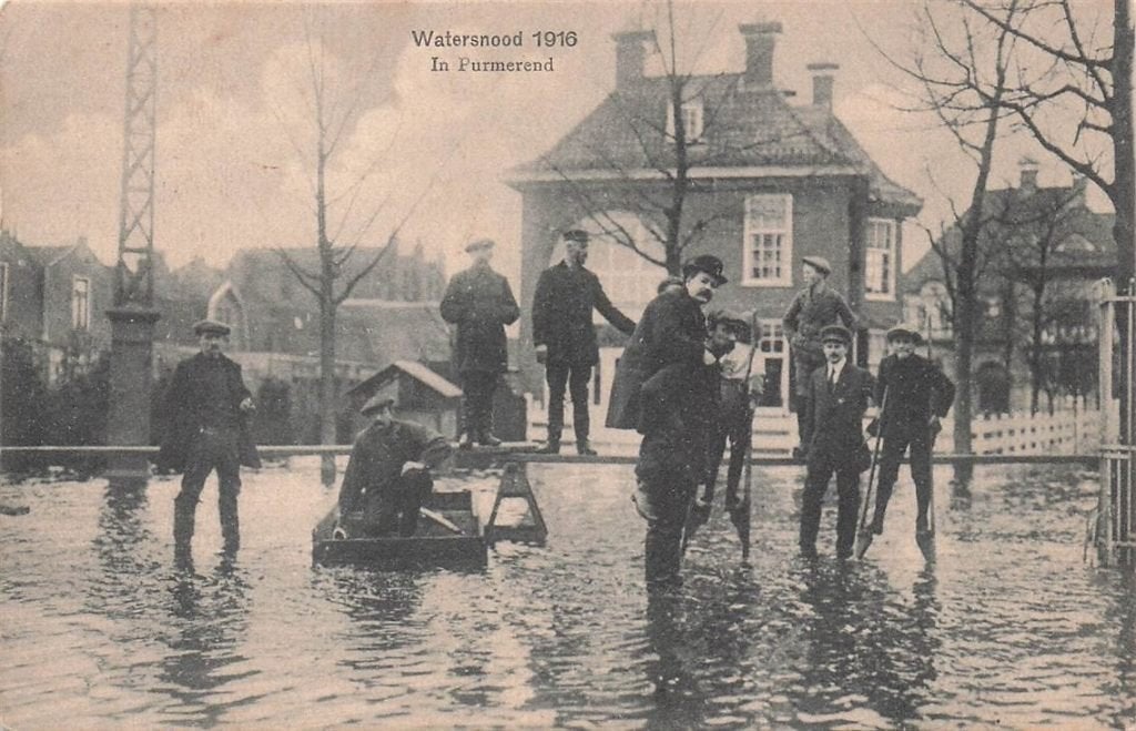 702-499-003 Watersnood 1916 In Purmerend, Verzenden, Voor 1920, Noord-Holland