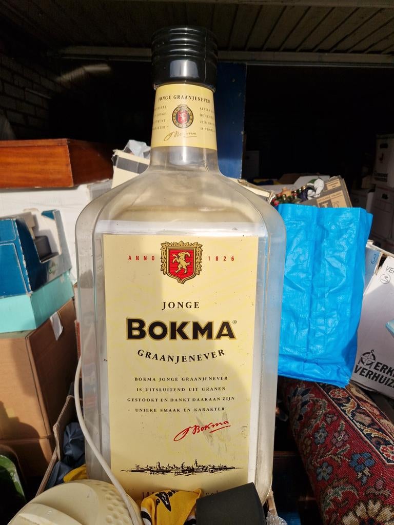 BOKMA lichtbak jaren 80tig., Verzamelen, Merken en Reclamevoorwerpen, Ophalen of Verzenden, Gebruikt, Lichtbak of (neon) lamp