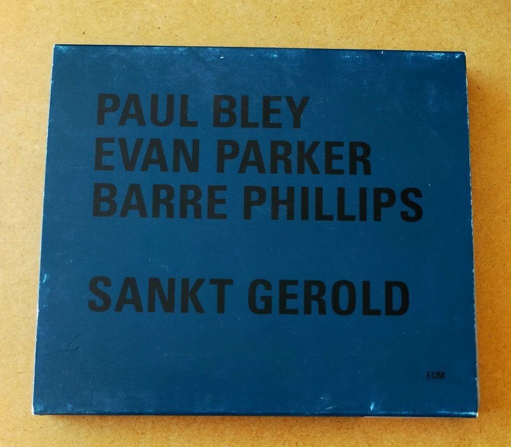 Paul Bley - Sankt Gerold CD 2000 ECM, Ophalen of Verzenden, Gebruikt, Jazz