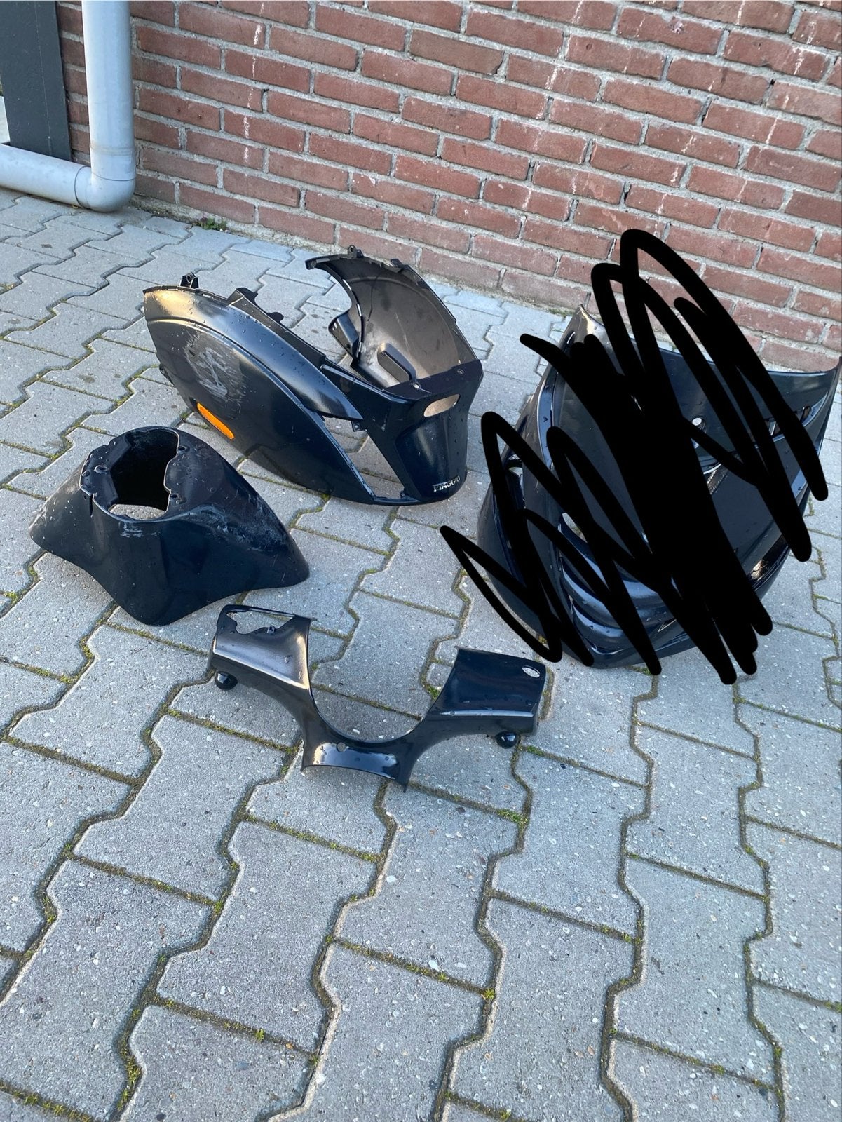 Piaggio Zip Buitenkappen Set - Gebruikt, Ophalen of Verzenden, Gebruikt, Kap, Piaggio