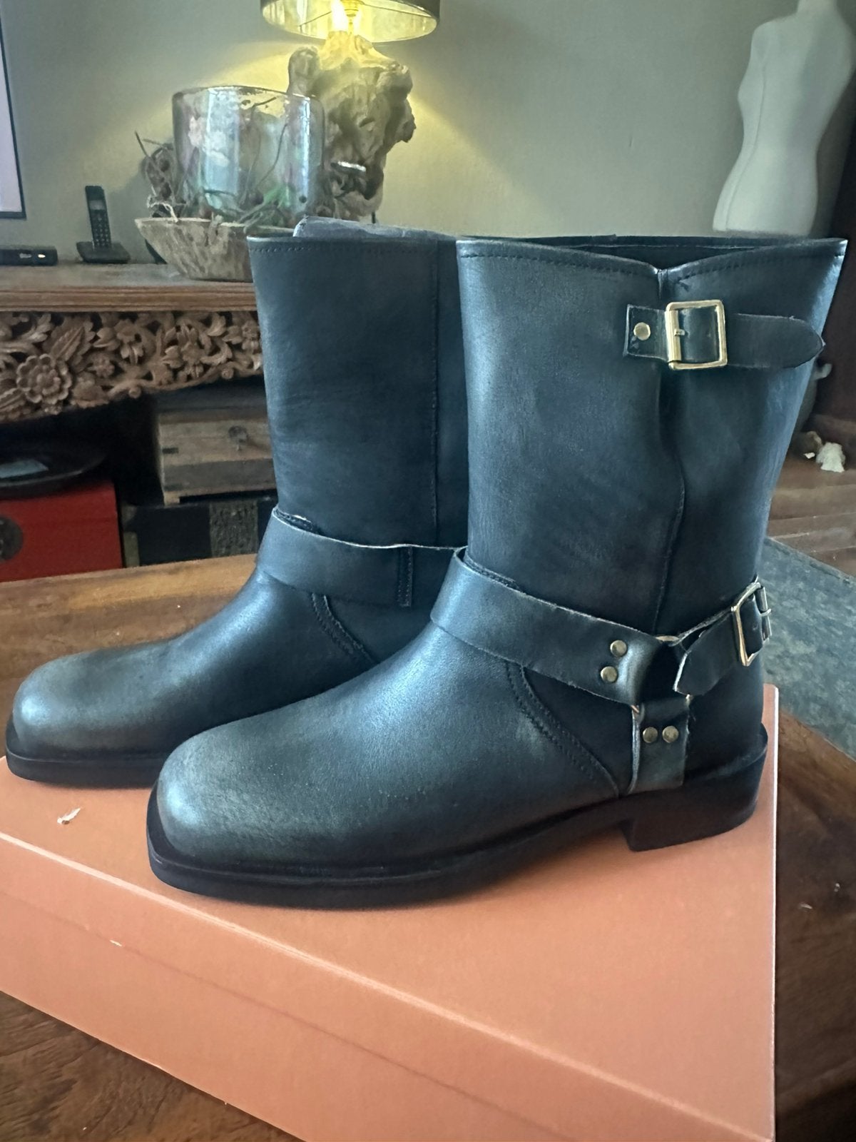 Laarsjes/  boots copenhagen grijs 41, Kleding | Dames, Ophalen of Verzenden, Nieuw, Grijs