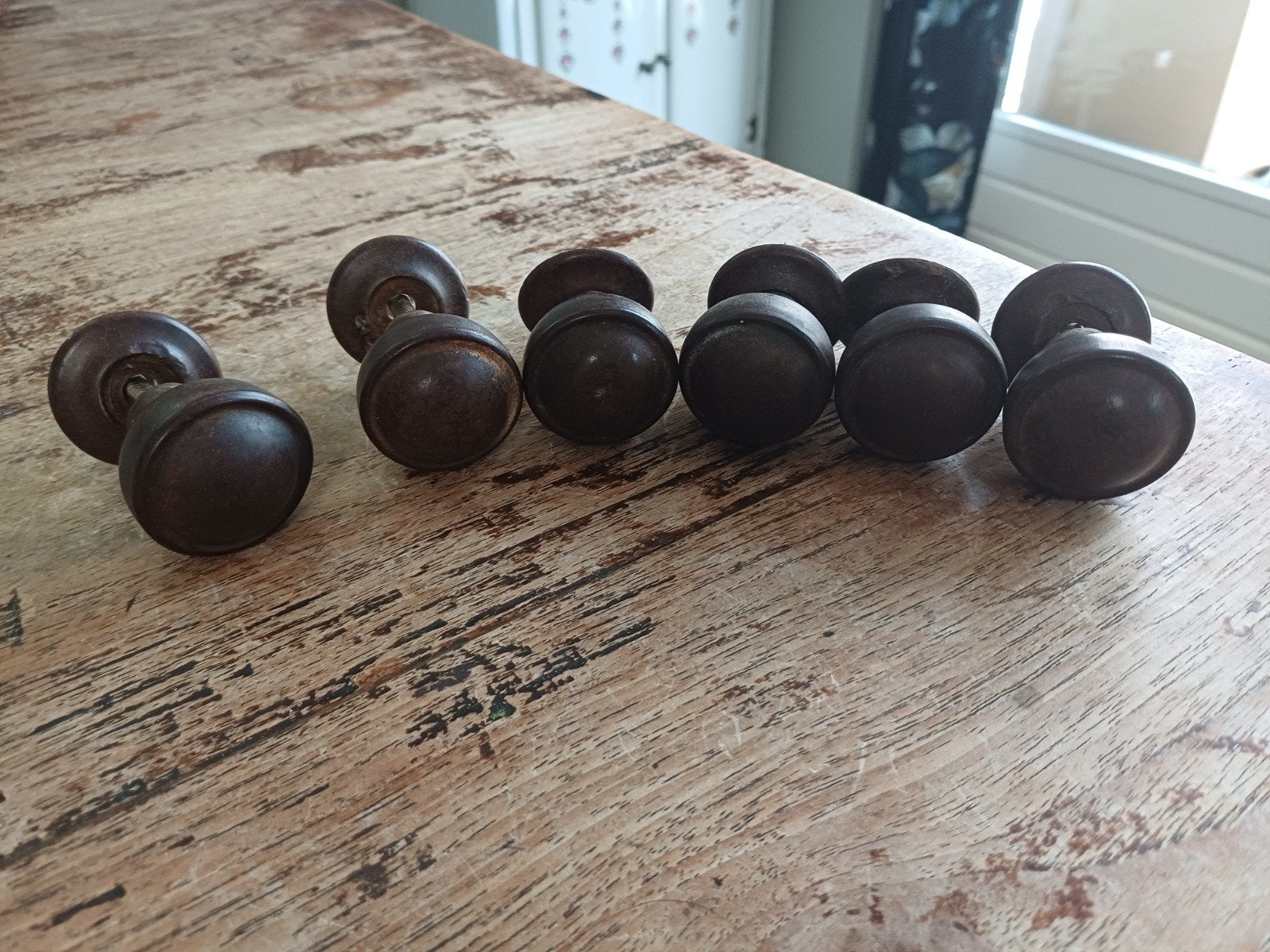 Set van 6 bakelieten knoppen, Ophalen, Overige materialen, Gebruikt, Overige typen