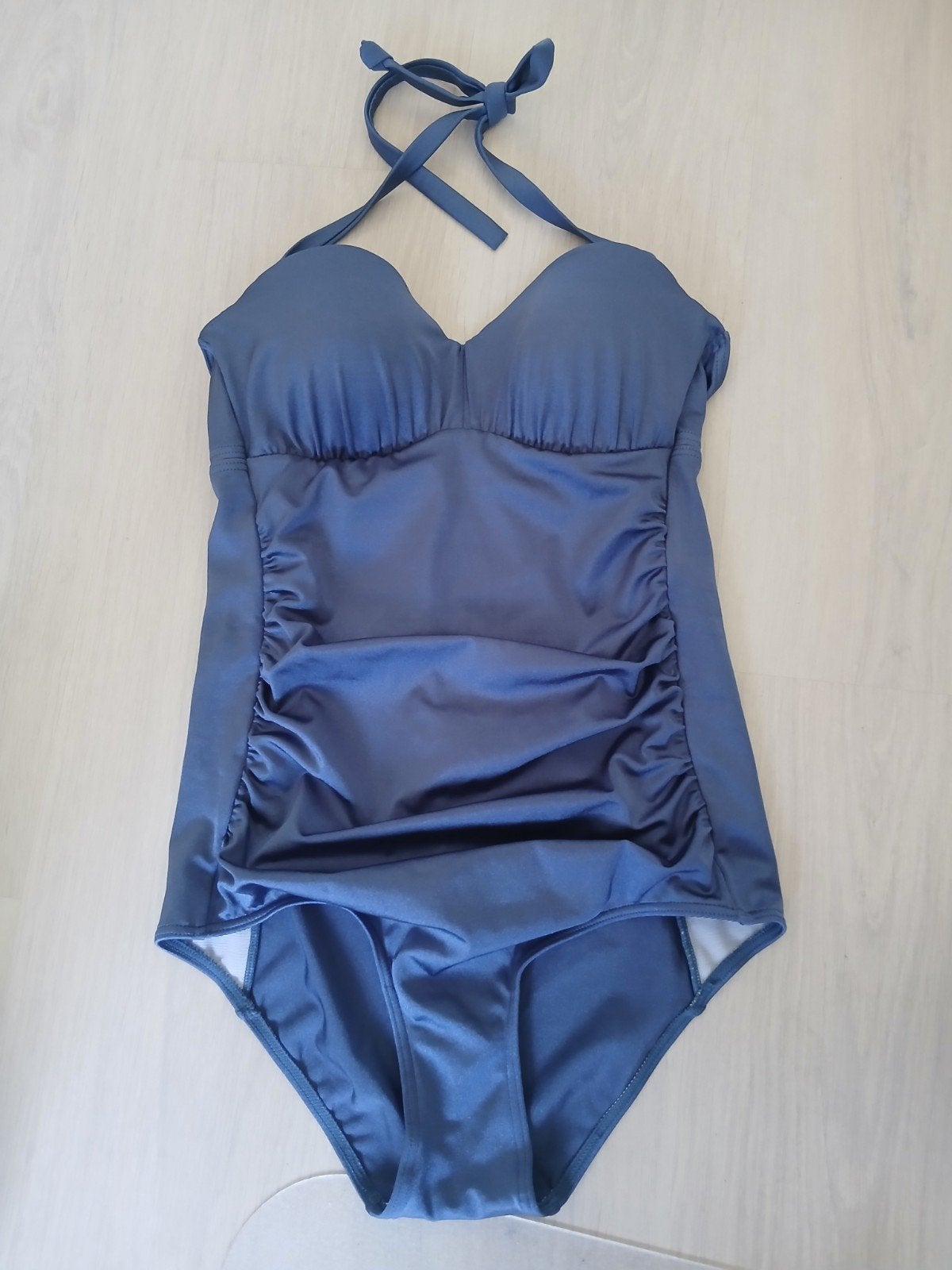 Blauw badpak maat 38B/C van Livera Swimwear, Blauw, Nieuw, Badpak, Ophalen of Verzenden
