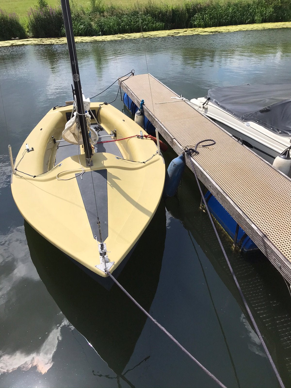 Opknap zeilboot (whale 500 voormalig wedstrijdzeilboot), Watersport en Boten, Open zeilboten, Ophalen, Fok, Gebruikt, 0 pk