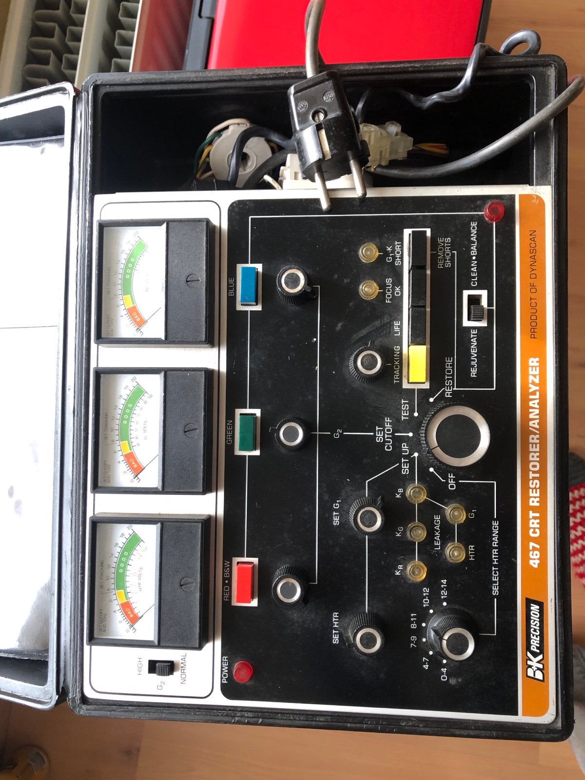 BK Precision 467 CRT Restaurateur/Analysator, Verzenden, Gebruikt, Tv en Weergevers