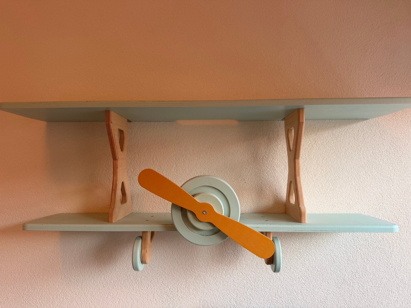 Vliegtuig wandplank, Ophalen, Petite Amélie, Zo goed als nieuw, Wanddecoratie
