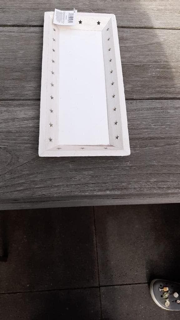 Houten tray, Nieuw, Ophalen of Verzenden, Overige typen, Rechthoekig