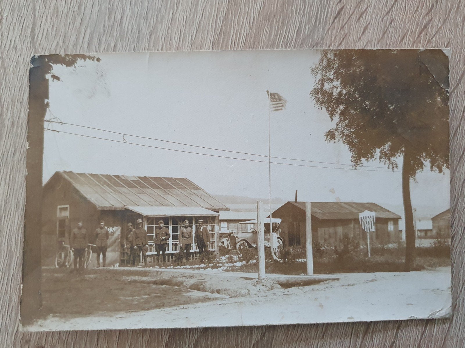 Oude militaire foto -  ( Camp Black Jack ), Ophalen of Verzenden, Landmacht, Overige gebieden, Foto of Poster