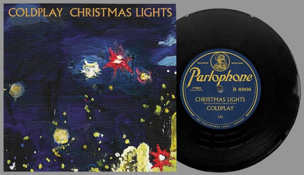 Vinyl Single Coldplay Christmas Lights RECYCLED BLACK NIEUW, 7 inch, Ophalen of Verzenden, Limited edition, Pop