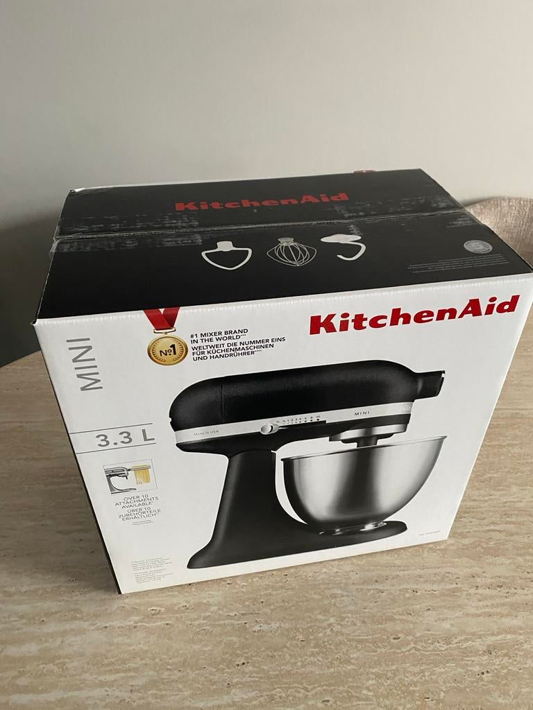 Kitchenaid 5KSM3311X Mini Keukenrobot 3.3L - Nieuw in Doos!, Witgoed en Apparatuur, Keukenmixers, 3 tot 4 liter, Ophalen of Verzenden