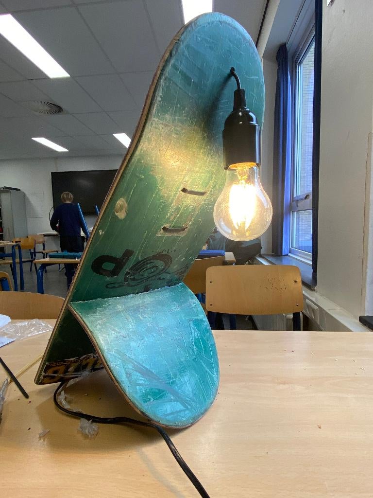 Skateboard Lamp, 50 tot 75 cm, Ophalen of Verzenden, Zo goed als nieuw, Sport, skateboard.