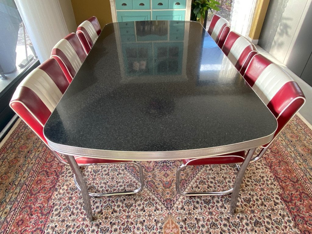 Bel air fifties diner set, 6- personen, Ophalen, Huis en Inrichting
