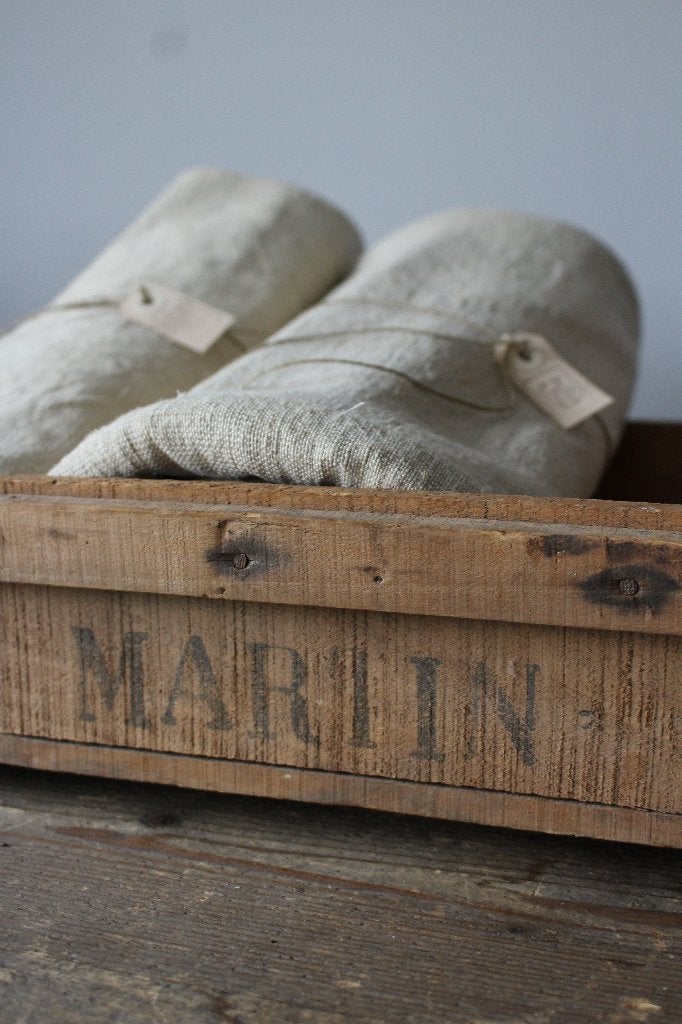 Oud brocante houten kistje Martin *Pronck & Praal*, Ophalen of Verzenden