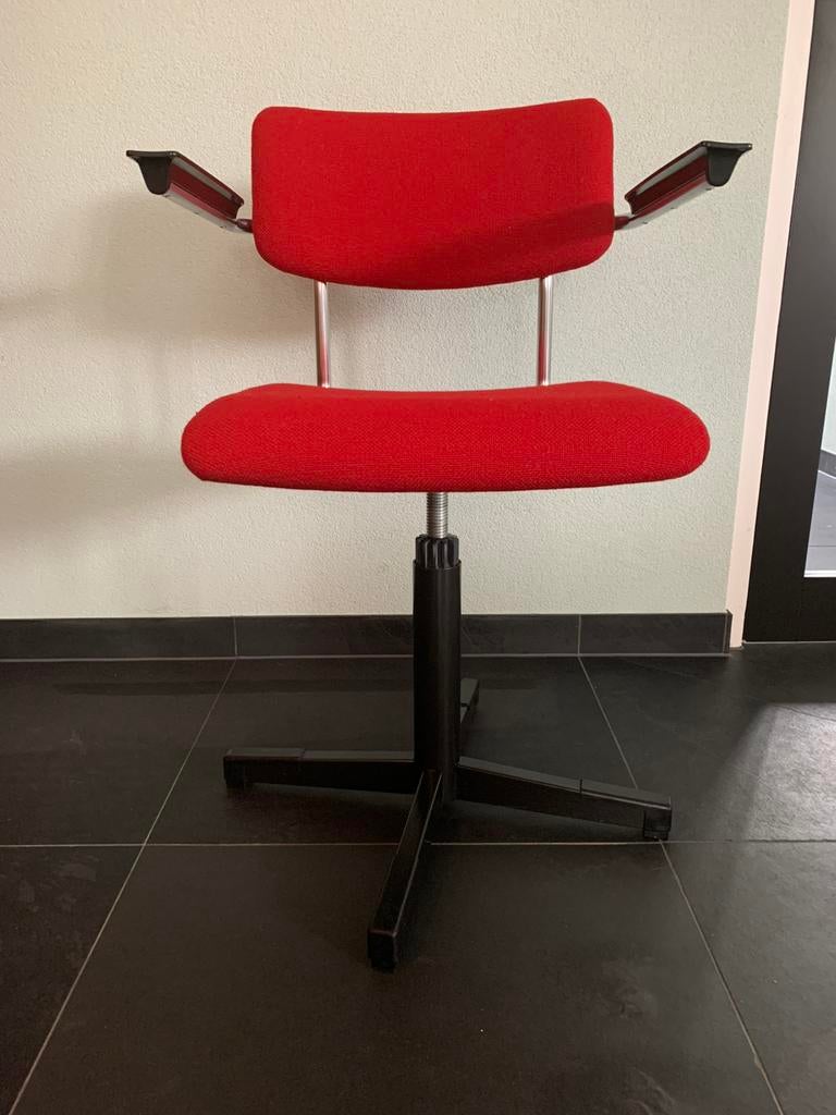 Gispen bureaustoel, Ophalen, Gebruikt, Rood, Bureaustoel