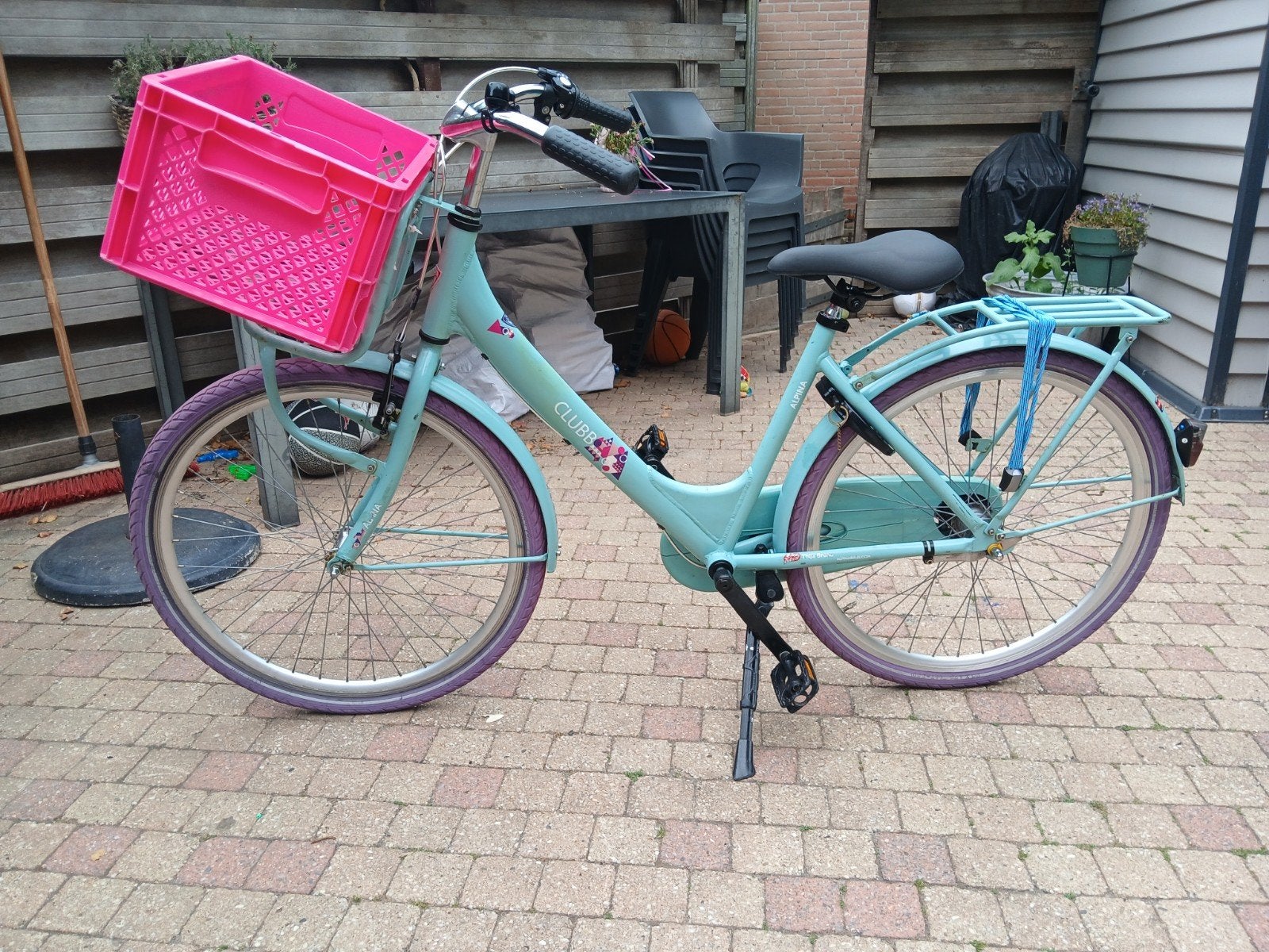 Alpina Clubb Meisjesfiets 26 inch - mint groen, Fietsen en Brommers, Fietsen | Meisjes, Terugtraprem, Alpina Clubb, Gebruikt, Versnellingen