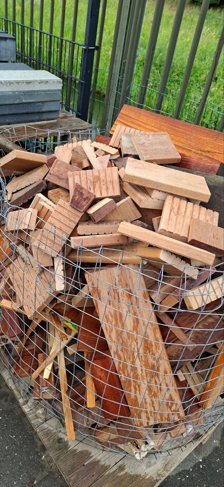 Haardhout vnml hardhout, Tuin en Terras, Haardhout, Minder dan 3 m³, Ophalen