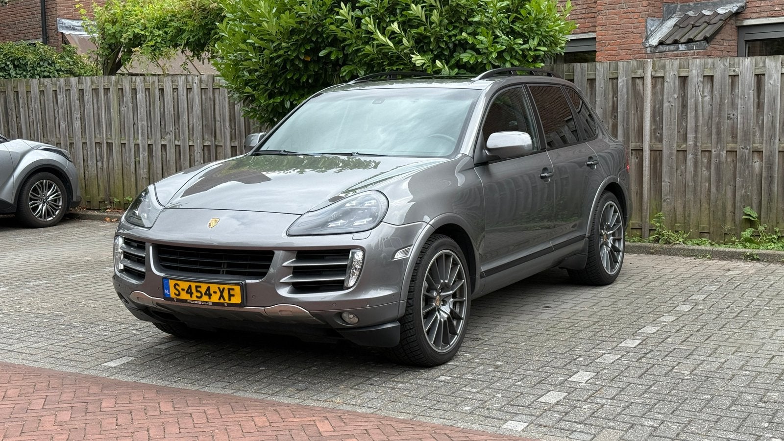 Porsche Cayenne 4.8 S Tiptronic S 2008 Meteor Grey Metallic, Auto's, Porsche, Automaat, Cayenne, 2220 kg, Leder