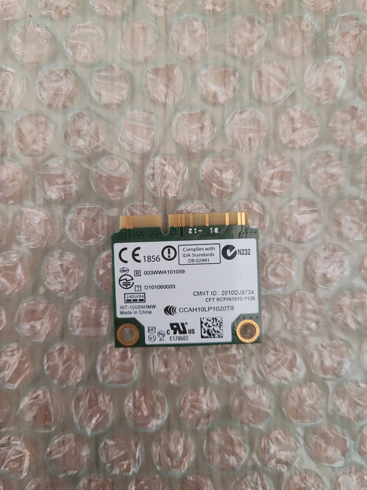 Intel Centrino Wireless-N 100, Ophalen of Verzenden, Gebruikt, Intern, Intel