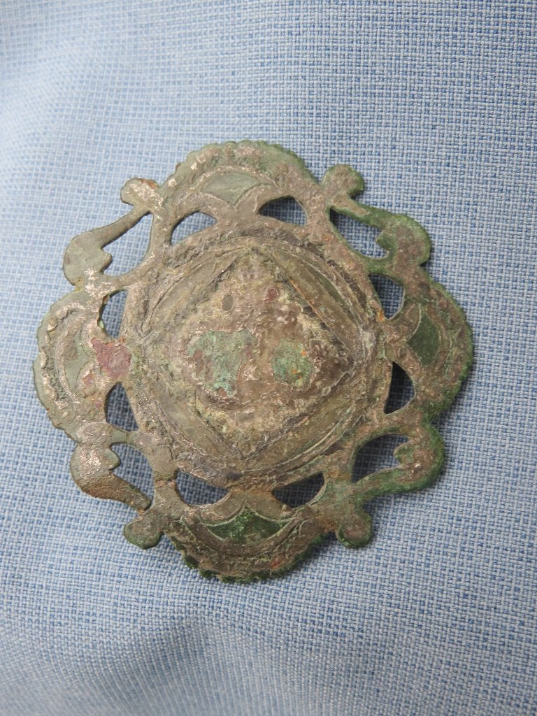 Romeinse rijk - bronzen ornament - ca. 2000 jaar oud, Ophalen of Verzenden, Brons