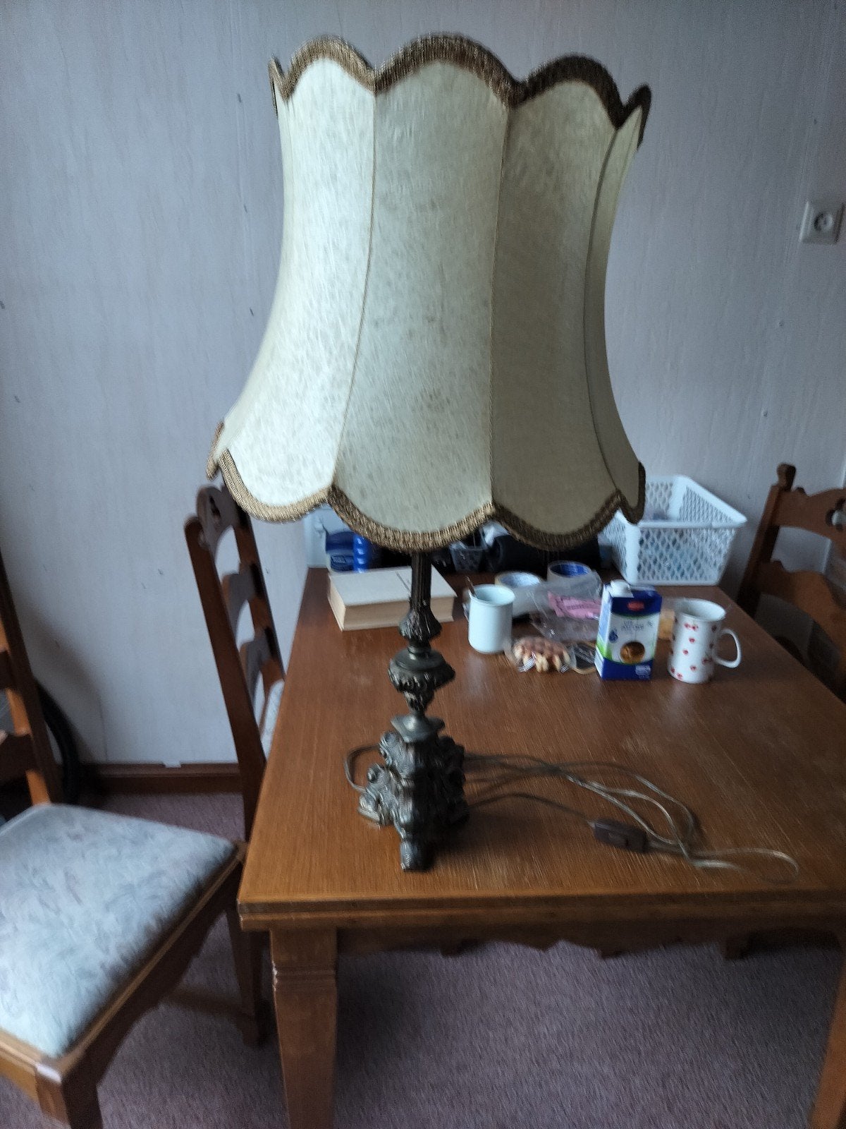 Vintege lamp, Ophalen