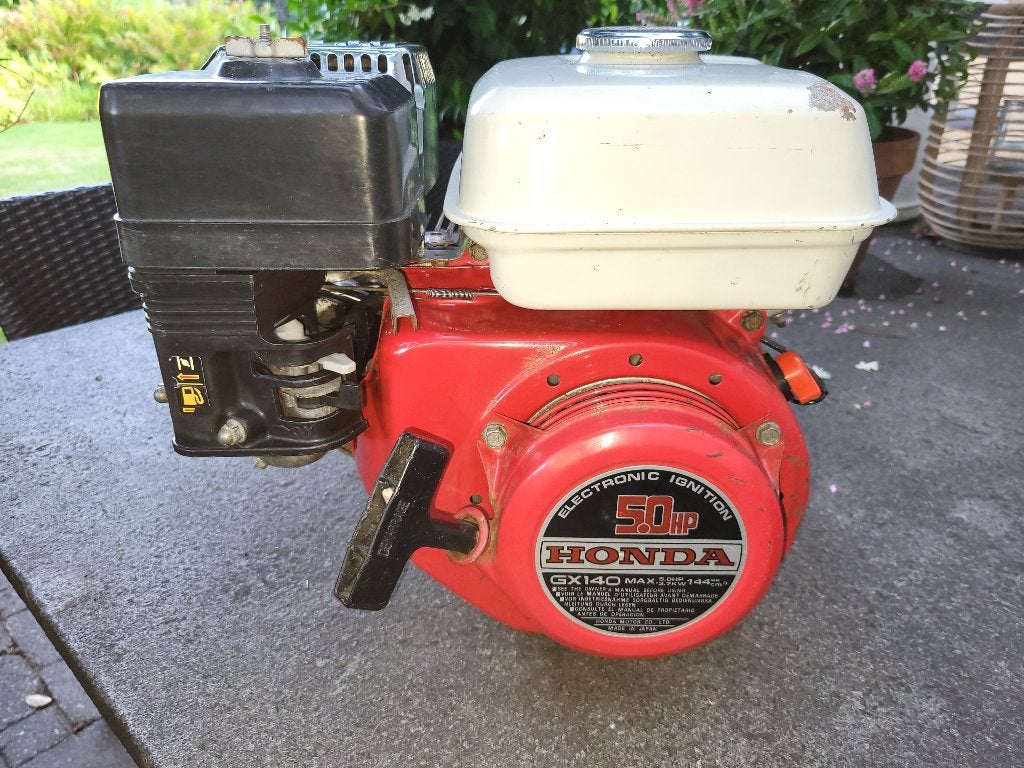 Honda GX140, Tuin en Terras, Grasmaaiers, Ophalen, Honda, Zo goed als nieuw, Benzine-grasmaaier