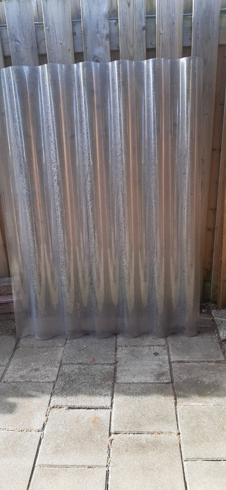 doorzichtige golfplaten., Ophalen, Overige materialen, Zwart, 15 m² of meer