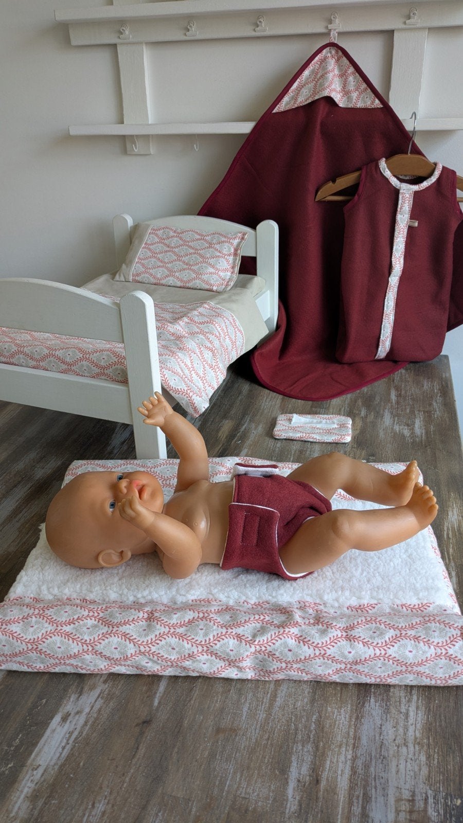 Poppenspullen babypop Nieuw Handgemaakt, Ophalen of Verzenden, Nieuw, Babypop