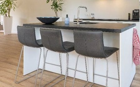 Set van 3 originele IKEA VOLFGANG barkrukken / barstoelen, Ophalen, Gebruikt, Met voetsteun, 60 tot 90 cm