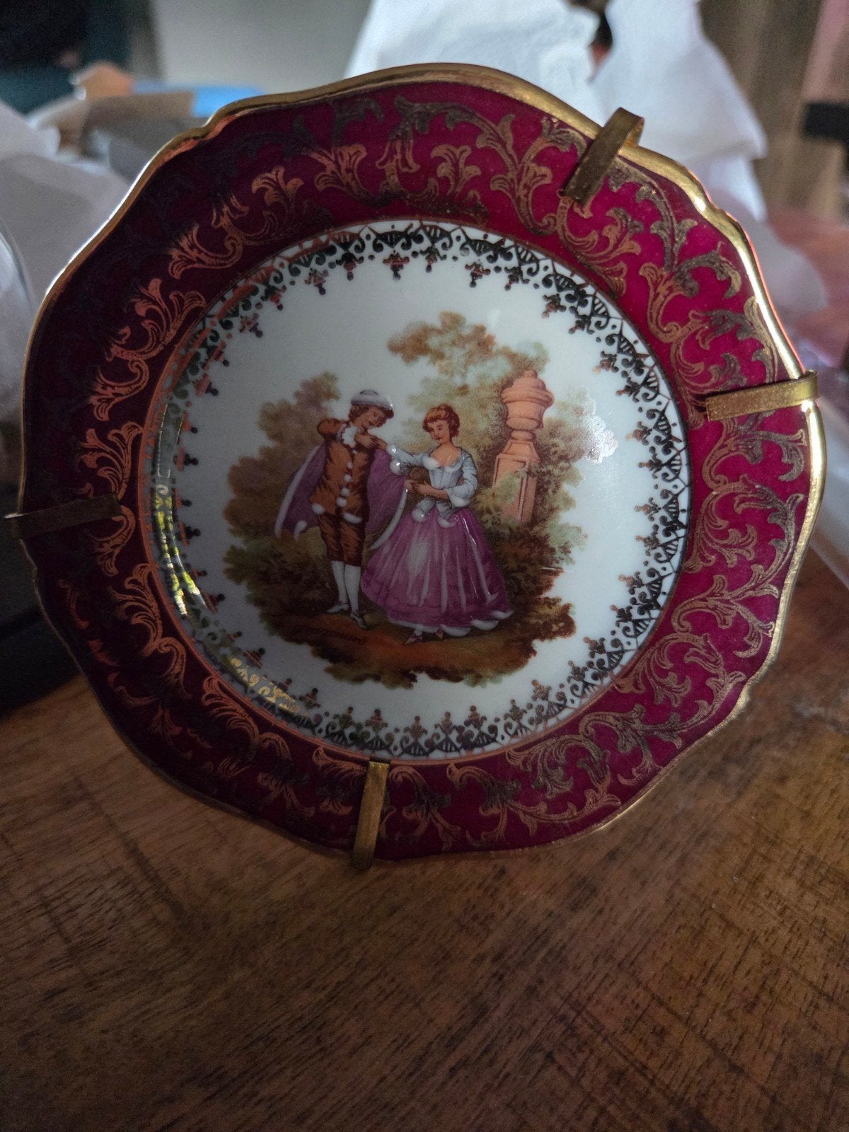 Decoratief bordje, Antiek en Kunst, Antiek | Wandborden en Tegels, Ophalen of Verzenden