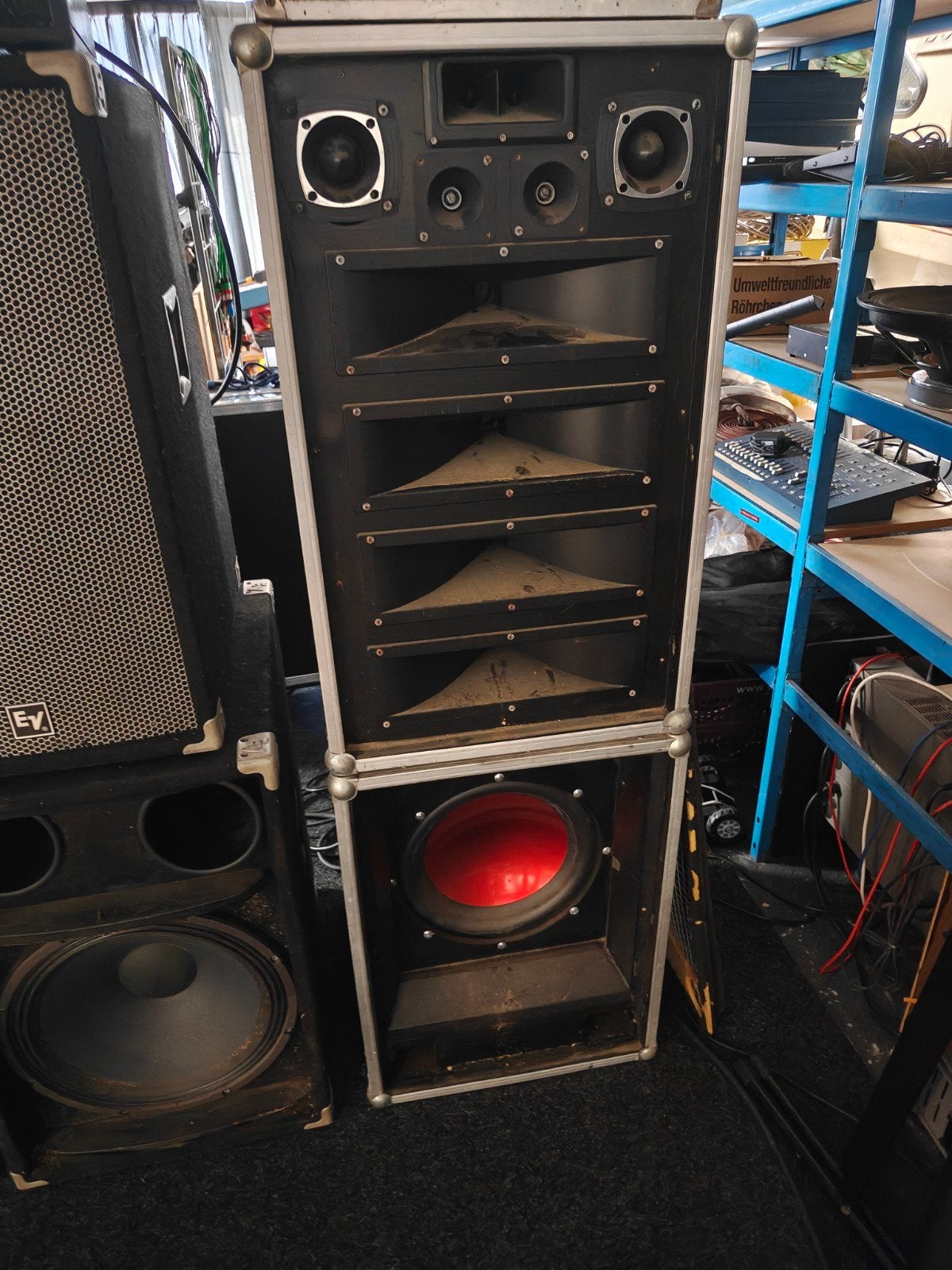 Pa set, Gebruikt, Speakerset, Ophalen, 150 watt of meer