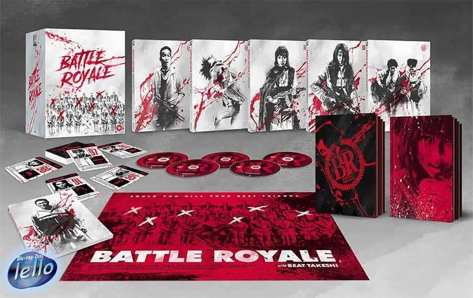 Blu-ray: Battle Royale, 5-disc Limited Edition (2000) UK NN, Ophalen of Verzenden, Nieuw in verpakking, Actie