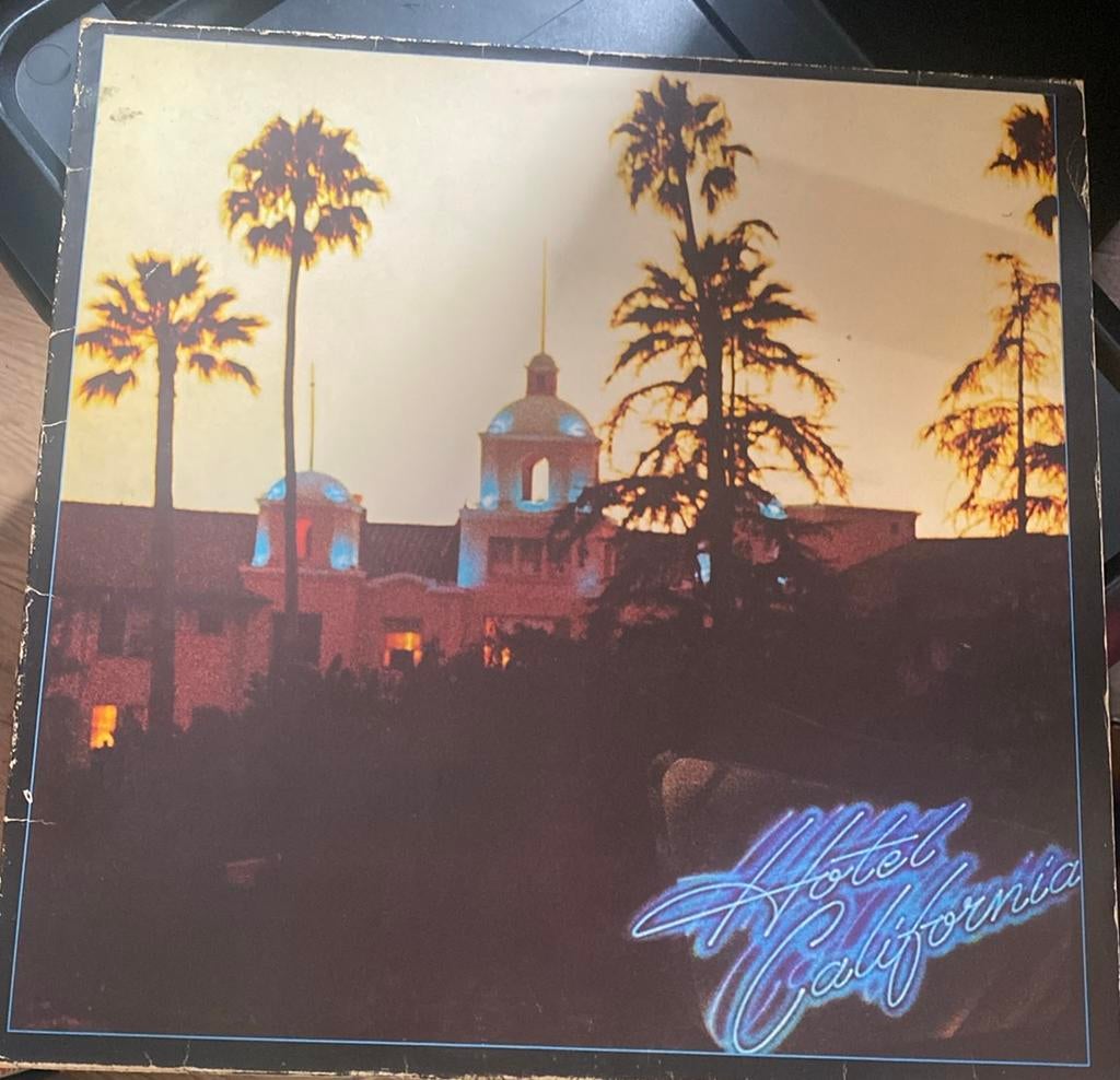 Eagles lp hotel california, Cd's en Dvd's, Vinyl | Rock, Ophalen of Verzenden, Gebruikt, 12 inch, Poprock
