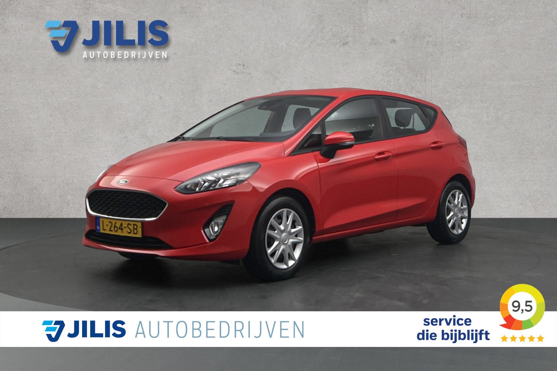 Ford Fiesta 1.0 EcoBoost Connected | Airco | Cruise control, Auto's, Voorwielaandrijving, Gebruikt, Euro 6, 580 kg