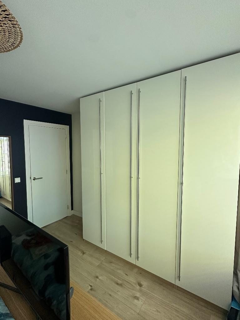 Pax deuren en basiselement IKEA - Fardal hoogglans wit, Ophalen, 200 cm of meer, 50 tot 100 cm, Zo goed als nieuw