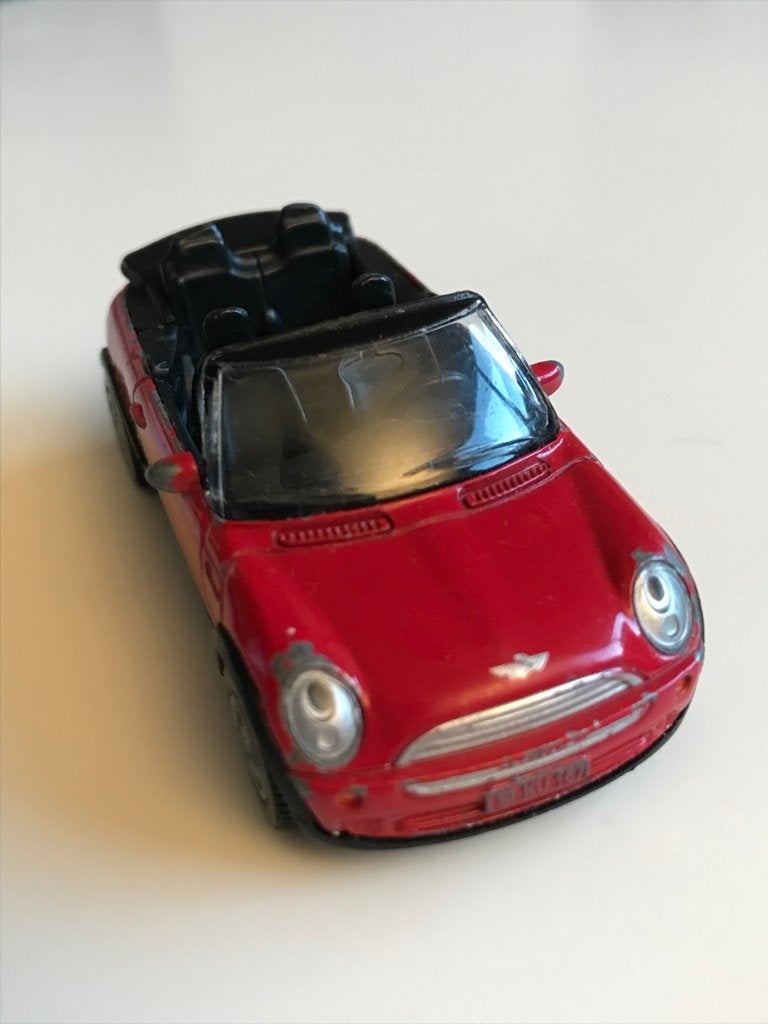 SIKU Mini Cooper Cabrio, Hobby en Vrije tijd, Ophalen of Verzenden, Gebruikt, Auto