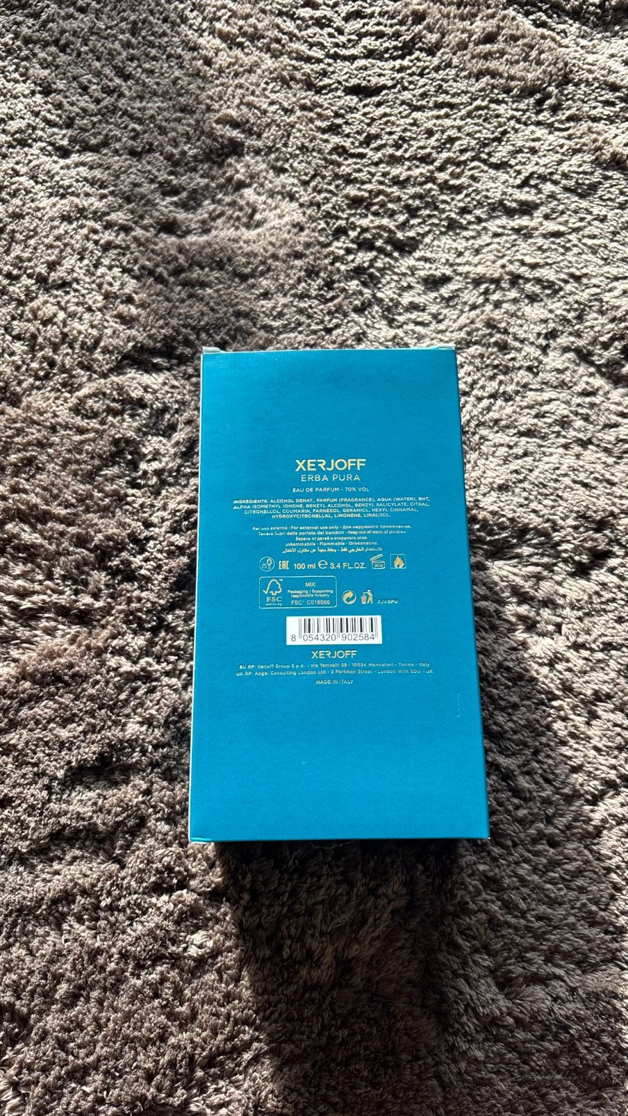 Xerjoff Erba Pura 100ml, Ophalen of Verzenden, Nieuw
