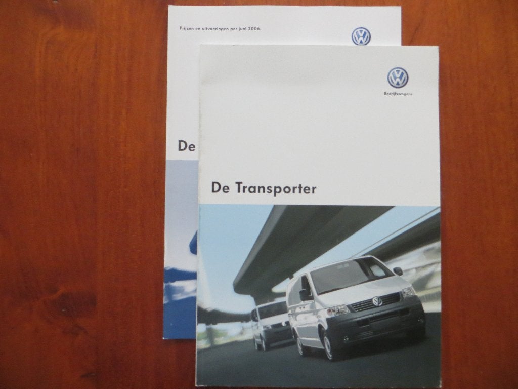 Volkswagen Transporter (juni 2005) + bijlage, Ophalen of Verzenden, Nieuw, Volkswagen