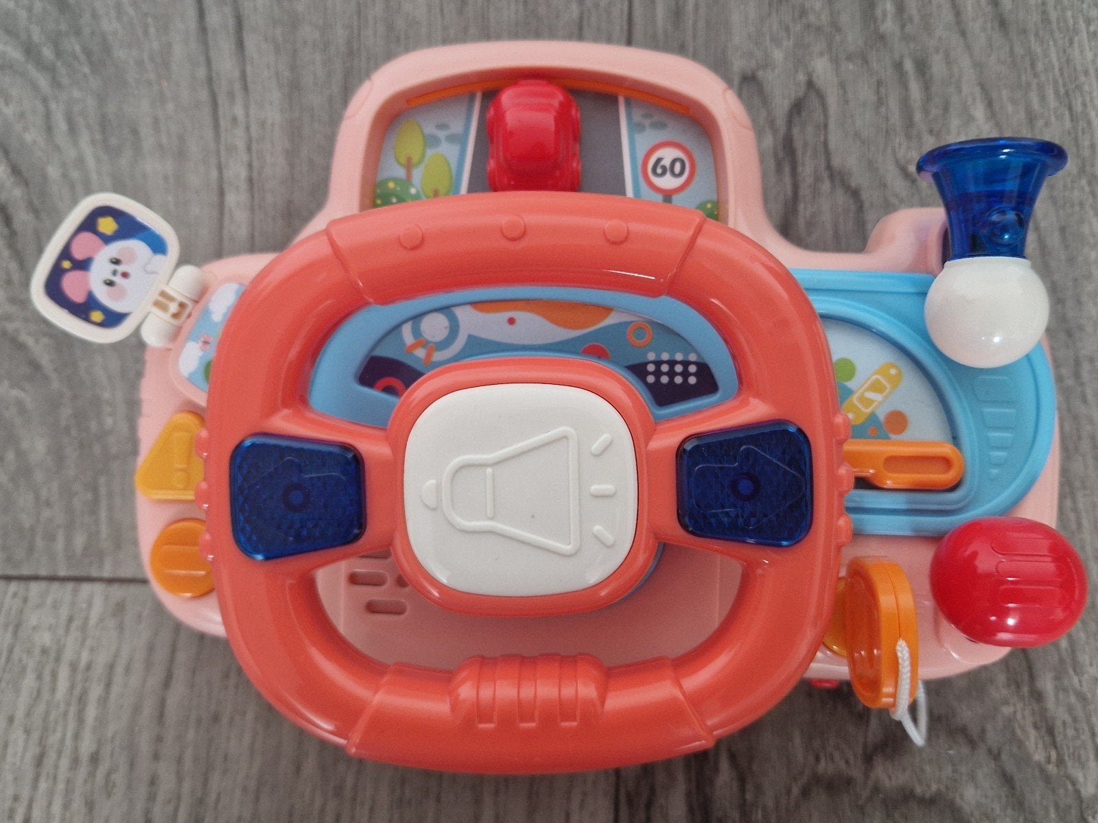 Autostuur baby met geluid en lichtjes, Ophalen of Verzenden, Zo goed als nieuw, 6 maanden tot 2 jaar