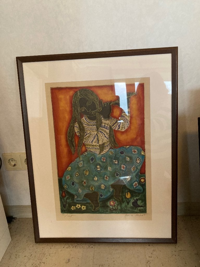 Lithografie, Ophalen