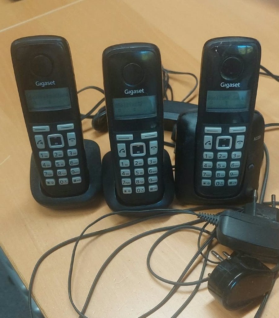 Gigaset A220, Ophalen of Verzenden, Gebruikt, 3 handsets