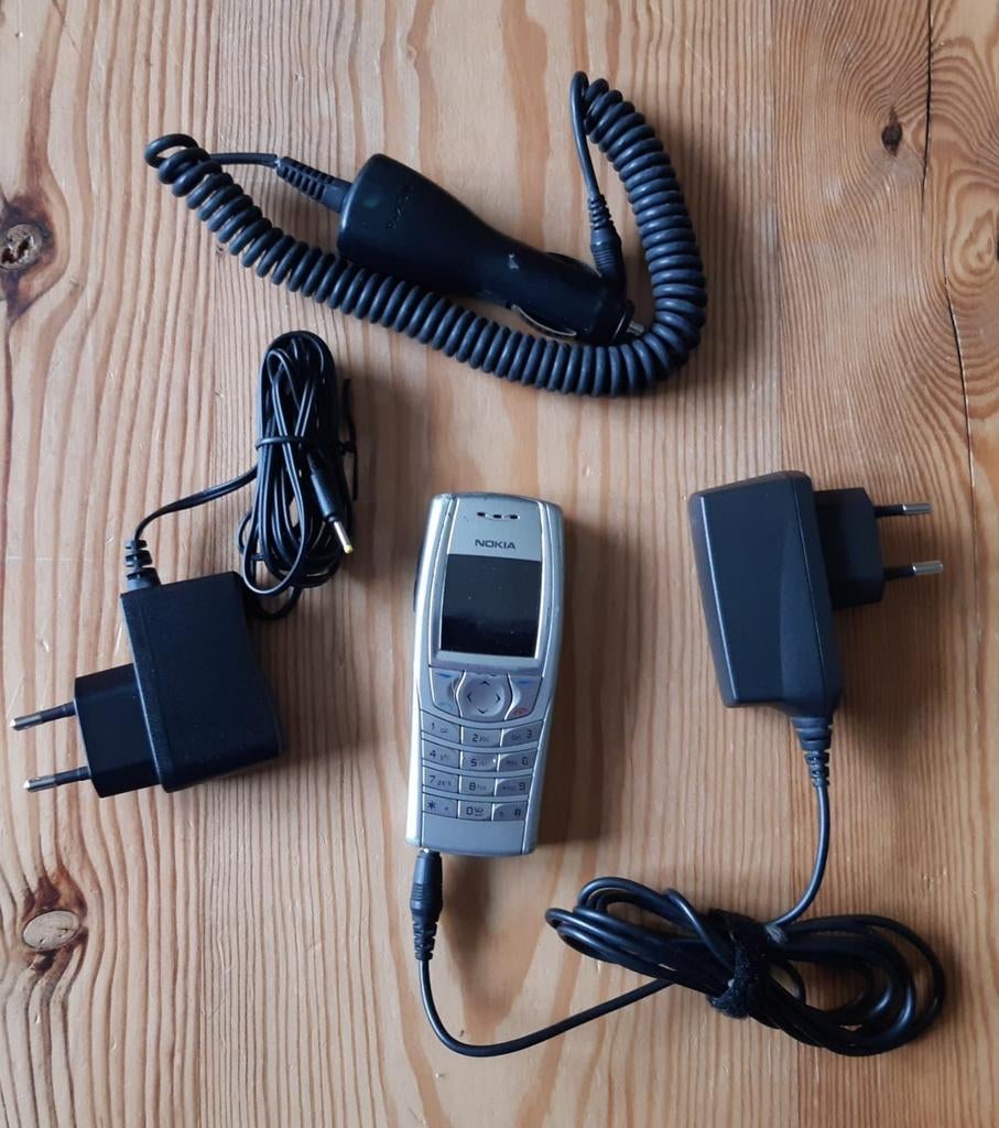 Nokia 6610i - Klassieke telefoon met opladers, Gebruikt, Geen camera, Zwart, Ophalen of Verzenden