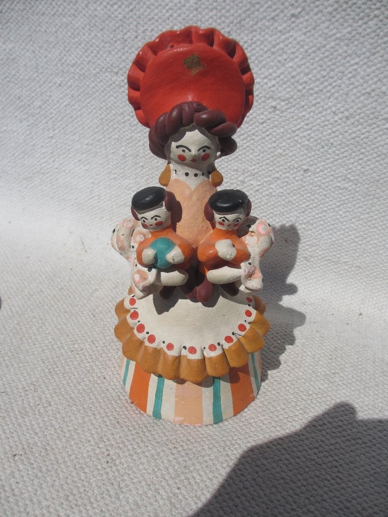 Vintage Russisch  Dymkovo Beeldje jaren '70