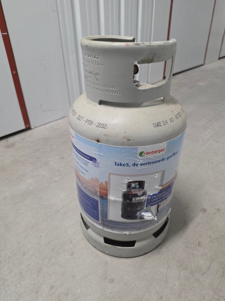 Antargaz 10.5 kg stalen propaan gasfles - leeg, Ophalen, Gebruikt, Antargaz