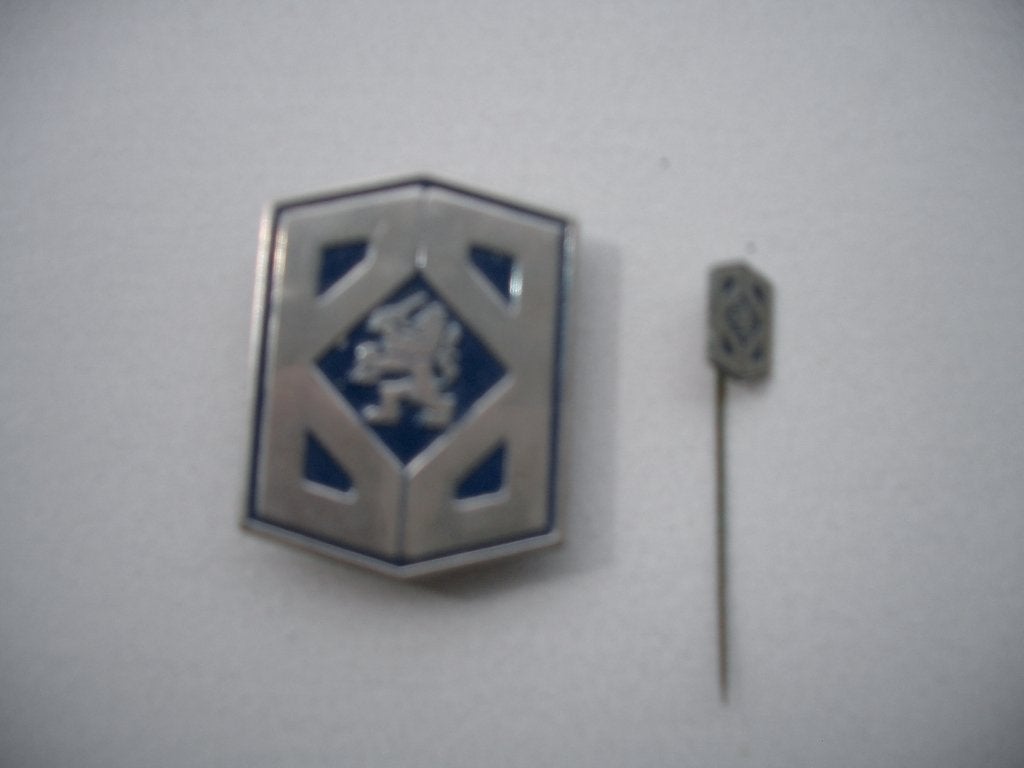 penning embleem speld bb beschermingbevolking verzamelen, Postzegels en Munten, Penningen en Medailles, Ophalen of Verzenden, Overige materialen