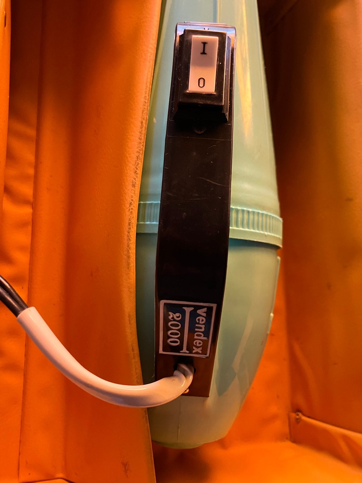 Vintage Vindex 2000 draagbare stofzuiger met accessoires, Stofzak, Overige merken, Kruimeldief, Draadloos