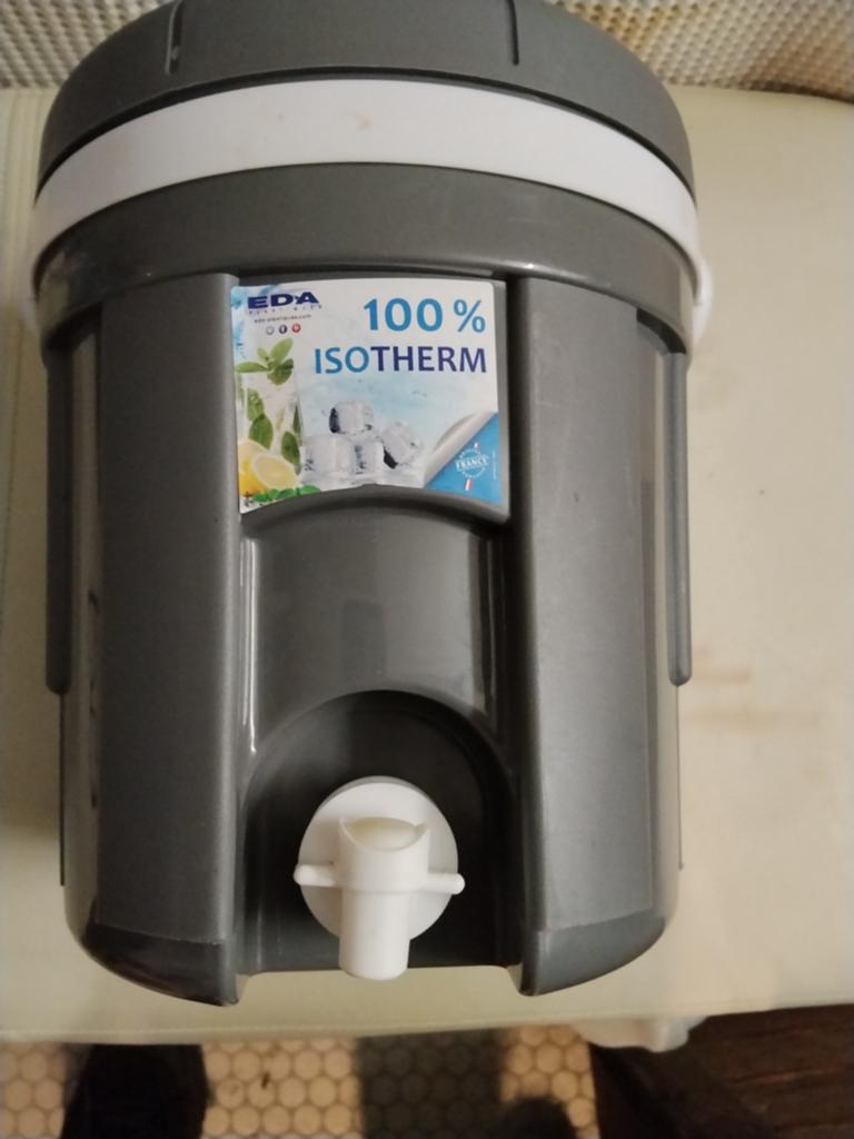 EDA 100% Isotherm Koelbox met Kraantje - Grijs, Caravans en Kamperen, Koelboxen, Ophalen of Verzenden, Koelelement