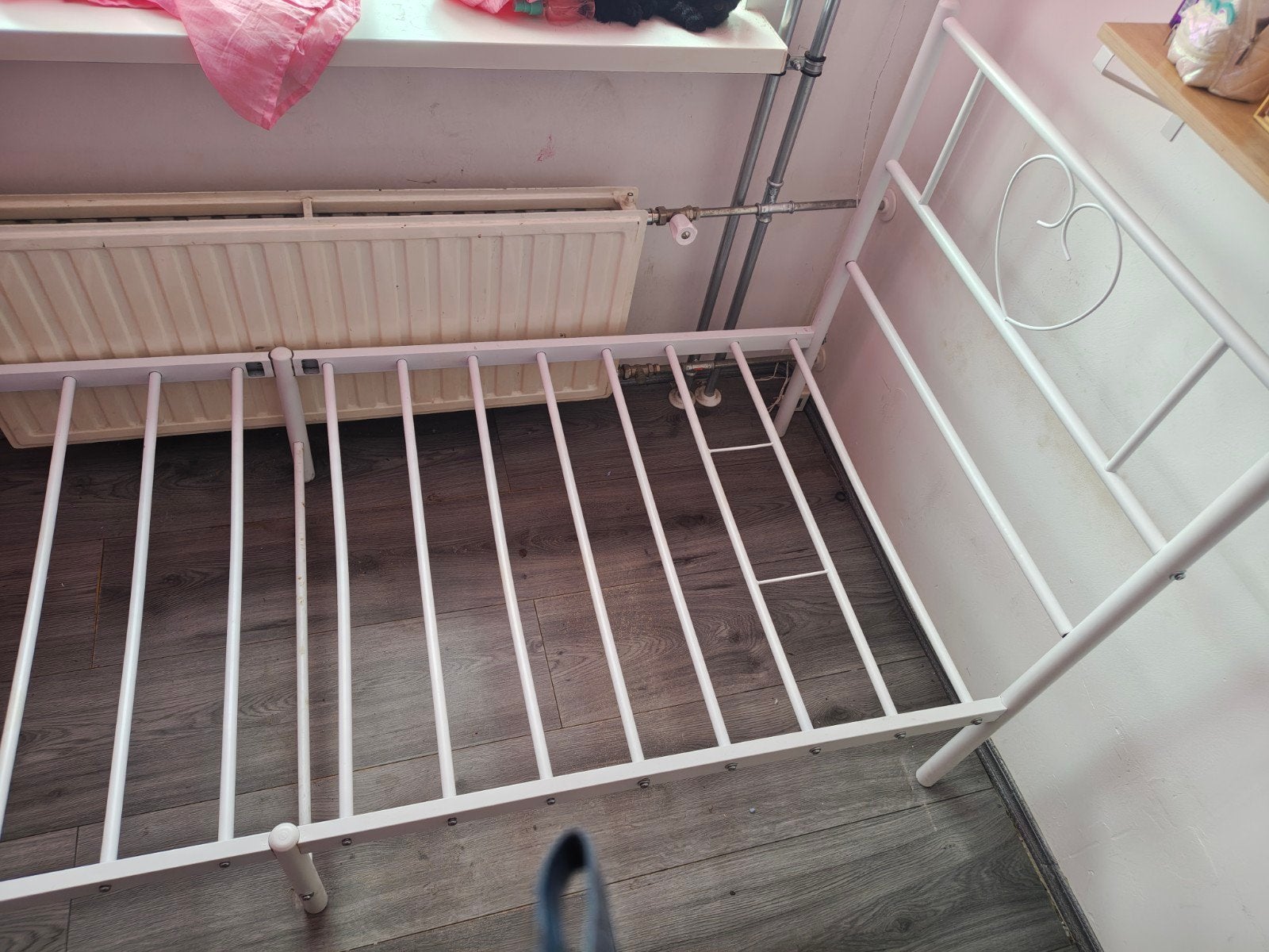 Leuk kinder bed 195x80, Ophalen of Verzenden, 180 cm of meer, 70 tot 85 cm, Matras